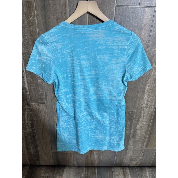 Pro Rodeo Gear Womens‎ Shirt Large Blue Bull Skull And Feathers Logo - Picture 2 of 6